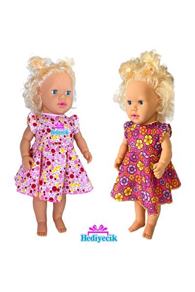 hediyecik Zehra Türkçe Konuşan Oyuncak Sarı Saçlı Et Bebek 60 Cm 8 Sesli