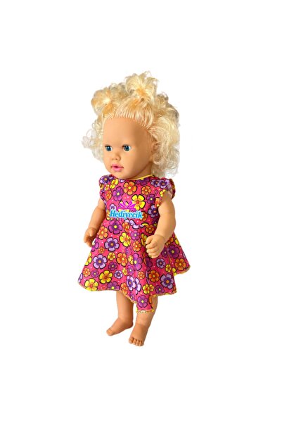 hediyecik Zehra Türkçe Konuşan Oyuncak Sarı Saçlı Et Bebek 60 Cm 8 Sesli