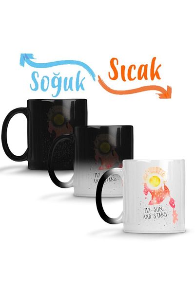 Baskı Dükkanı My Puddin Magic Mug Cup Porcelain