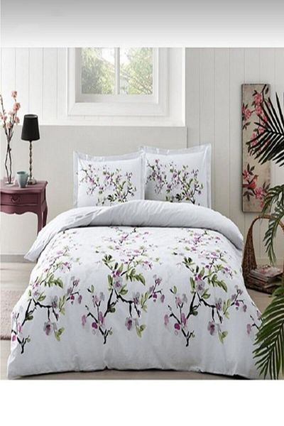 Özdilek Petunia Single Duvet Cover Set (Sheet Elastic)