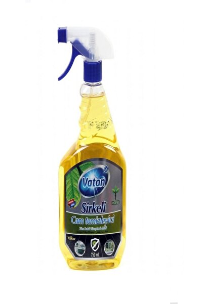 Vatan Sirkeli Cam Temizleyici Sprey Sarı 750 ml