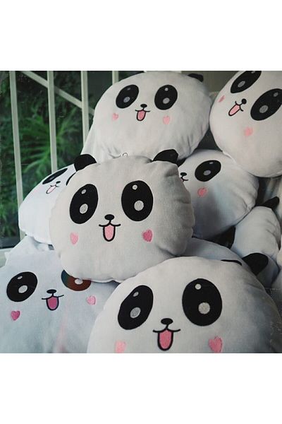 Model Ticaret Μαξιλάρι Heart Panda Μεσαίου μεγέθους