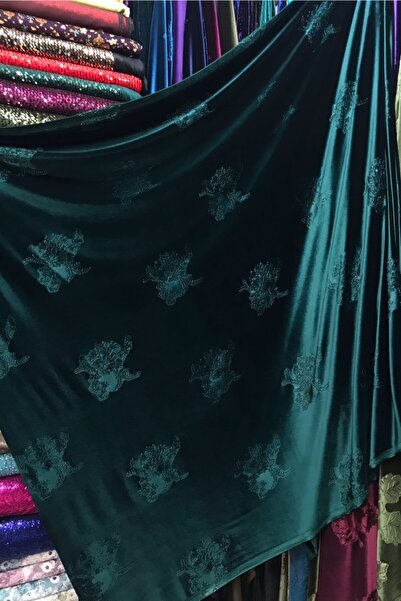 Doğanmanifatura Kadife Kumaş 3 METRE TEK PARÇA (kabartma Desen)