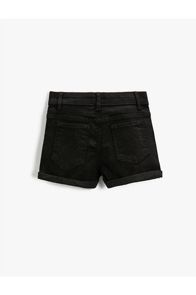 Koton Shorts - Schwarz - Mittlerer Bund