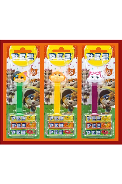 Pez Dispenser 44 Cats Serisi 1 Oyuncak 3 Yedek Şeker Avantaj Paket