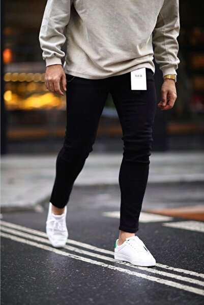 Baycombine35 Men's Black Slim Fit Jeans