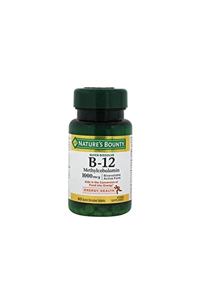 Nature's Bounty 1000 ملغ فيتامين ب12 ميثيلكوبالامين