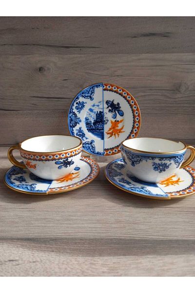 EMİRA HOME Hybrid-1 - 6-Person Teacup Set