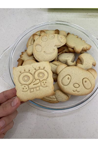 Mini Tasarım Atölyem Sponge Man Cookie Mold