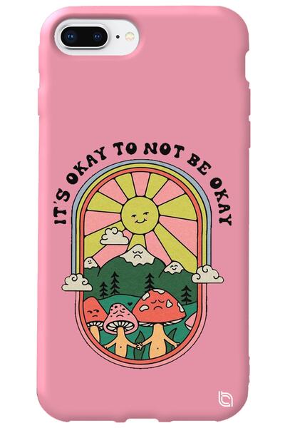 WANNA PROTECT iPhone 7 Plus Pink Color Premium Velvet Inside Arrow Patterned ...