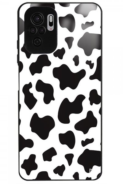 WANNA PROTECT Xiaomi Redmi Note 10S Cow Premium Pattern Glossy Phone Case