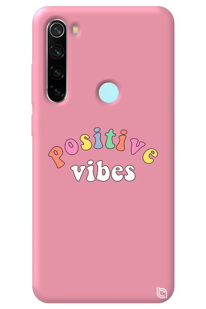 WANNA PROTECT Xiaomi Redmi Note 8 Pink Color Premium Velvet Inside Positive P...
