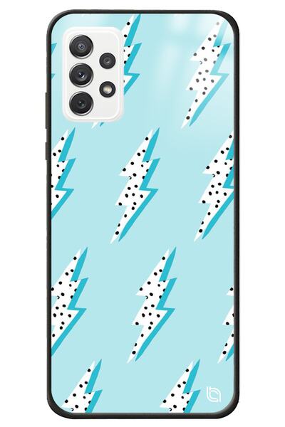 WANNA PROTECT Case for Samsung A52 Lightning Premium Patterned Glossy