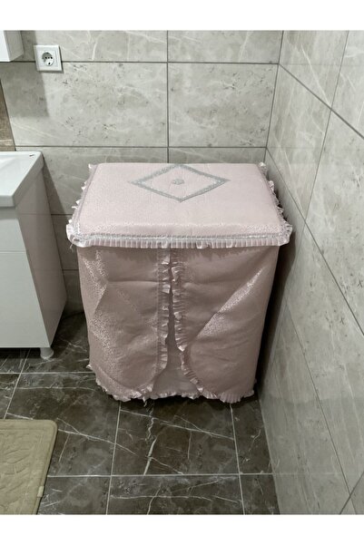 Genel Markalar Modern Lüx Simli Çamaşır Makinesi Örtüsü Pudra Makine Örtüsü