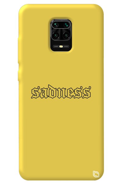 WANNA PROTECT Xiaomi Redmi Note 9 Pro Yellow Color Premium Velvet Inside Sadn...