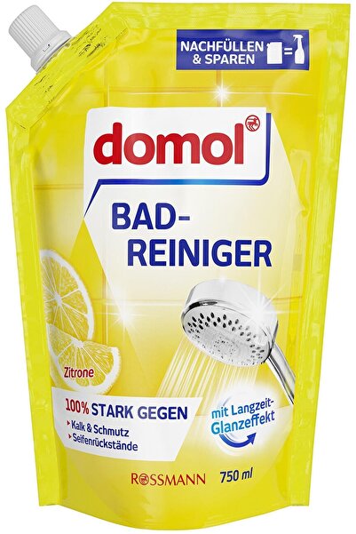 DOMOL Banyo Kireç Çözücü Yedek Paket 750 ml  Yüzey Temizleyici