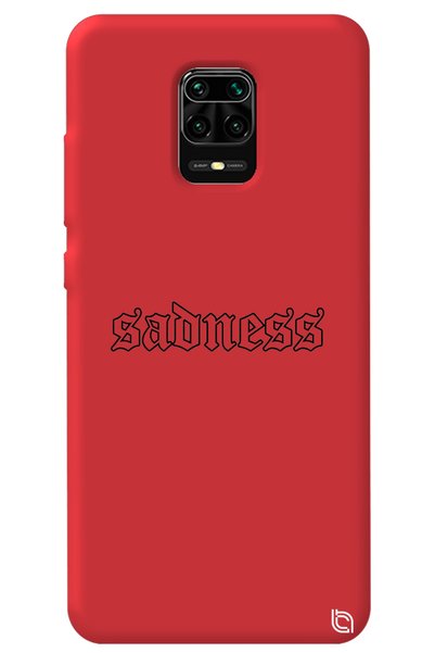 WANNA PROTECT Xiaomi Redmi Note 9 Pro Compatible Red Premium Inside Velvet Sa...