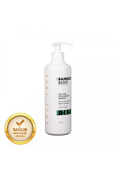 Bamboo Based Professional Keratin Bakım Sonrası Tuzsuz Şampuan 500ml