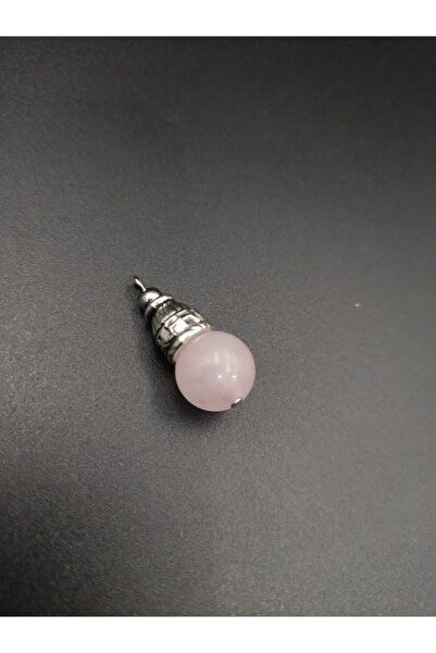 platin hediyelik 10 bucăți pandantiv din piatră naturală de cuarț roz