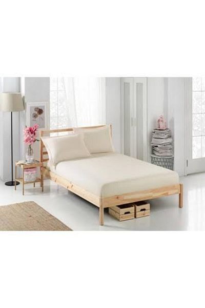 Çeyiz Bahçesi Double Sheet Set Cream