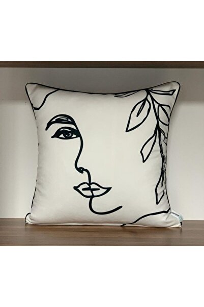 KIRLENTİM E910a Κάλυμμα μαξιλαριού με μοτίβο διπλής όψης με πλευρές