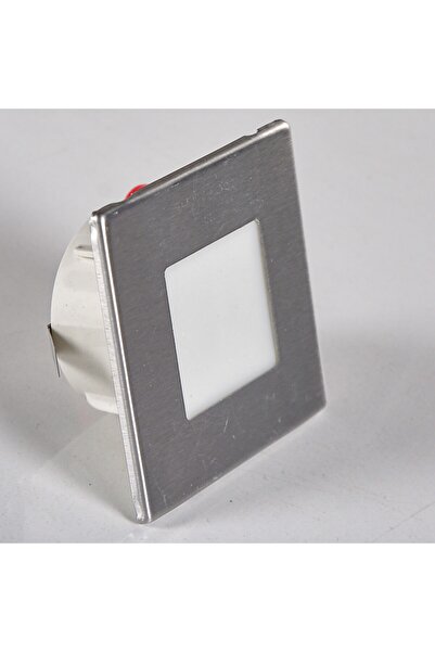 fullreyon Kare Beyaz Işık Sensörsüz Led Spot Merdiven Armatürü