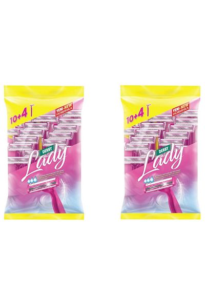 Derby Lady Shaving Blade Double Blade 14 Pieces X 2 Pieces
