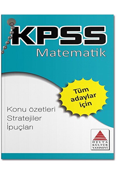 Delta Kültür Yayınevi Delta Kpss Matematik Strateji Kartları