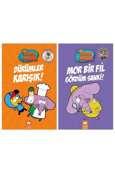Eksik Parça Yayınları Kral Şakir 6 & 7 Set - Dürümler Karışık & Mor Bir Fil G...