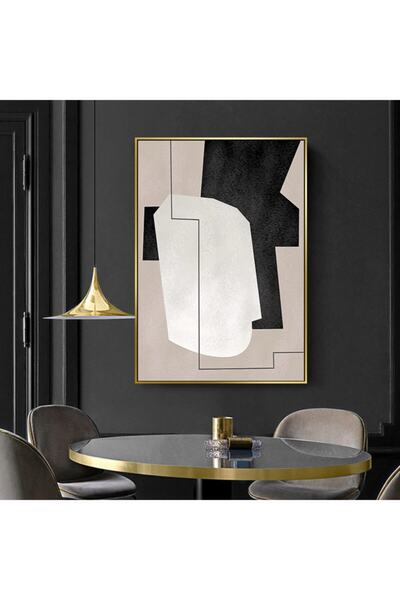 Markazip Altın Metal Çerçeveli Kanvas Tablo 70x100cm Y831-k2-a