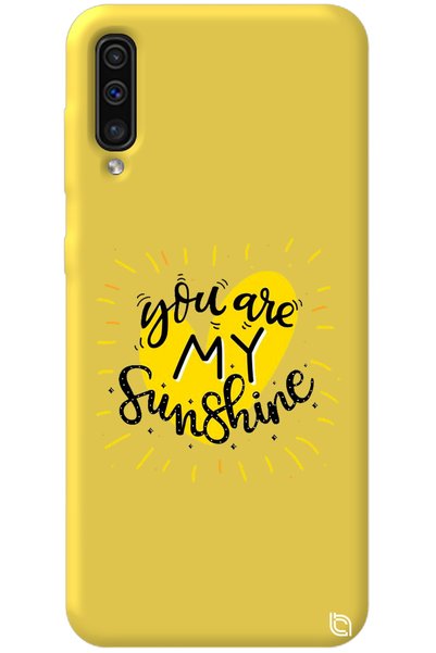 WANNA PROTECT Samsung Galaxy A70 Yellow Color Premium Velvet Inside Sunshine ...