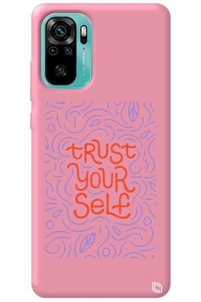 WANNA PROTECT Xiaomi Redmi Note 10S Pink Color Premium Velvet Inside Trust Pa...