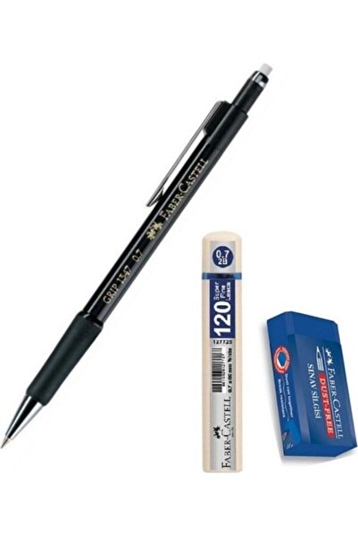 Faber Castell Faber-castell Grip 1347 Uçlu Kalem Siyah 0.7 Mm Uç Sınav Silgisi
