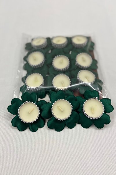 ZEYMERADE Zümrüt Nedime El Mumu, 12 Adet, Düğün, Kına Gecesi, Kına Mumu, Brid...