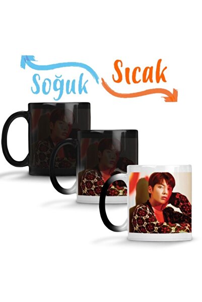 TXT Taehyun Cat & Dog Magic Mug Glass Porcelain