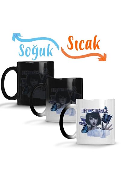 Baskı Dükkanı Life Is Strange Time Sihirli Kupa Bardak Porselen