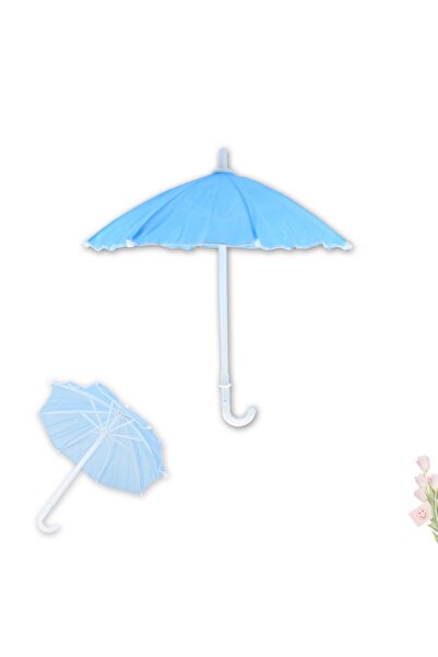 Süsle Baby Party Dekoratif Süs Şemsiyesi, 25 Cm - Mavi