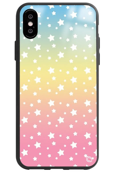 WANNA PROTECT iPhone XS Star Premium Patterned Glossy Phone Case