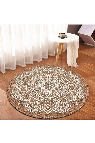 Bonny Home Față ușă rotundă Papă - Paie de iută Ks1046