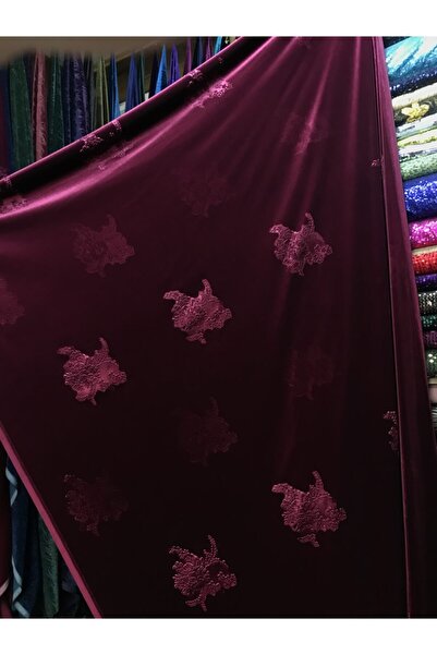 Doğanmanifatura Kadife Kumaş 3 METRE TEK PARÇA (kabartma Desen)