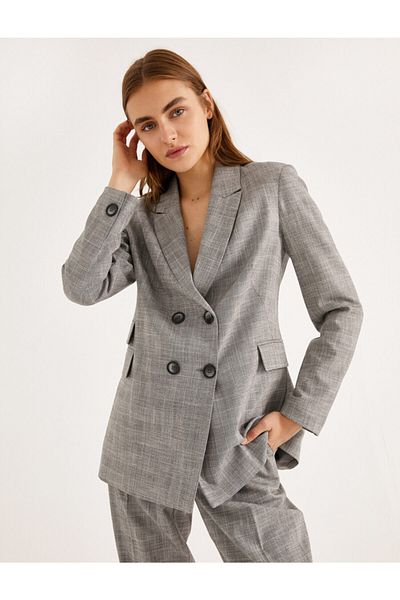 Koton Double Breasted Blazer Jacket
