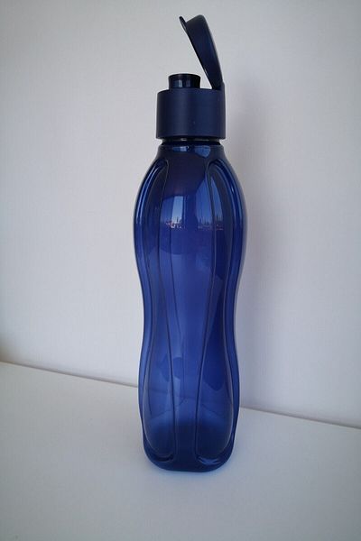 Tupperware 1 Liter Eco Dark Blue Bottle