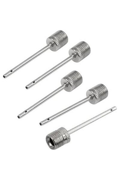 ÖZBEK 5'li Top Şişirme Iğnesi - Top Pompa Iğnesi Çelik Uçlu Kalın