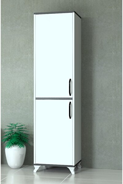 MOBİLİQUE Iki Kapaklı Yedi Raflı Zarif Dolap