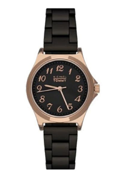 MICHAEL TOMMY Mt-20216l-syrsy92 Women's Black Watch