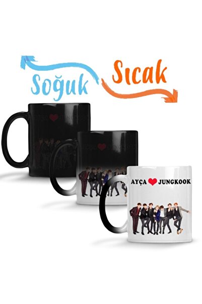 Baskı Dükkanı Bts 04 Sihirli Kupa Bardak Porselen