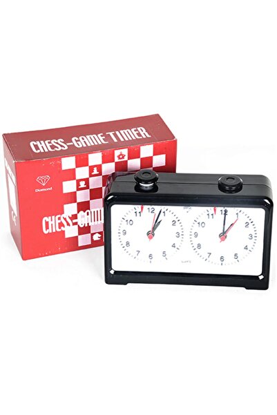 Markafox Profesyonel Pilli Analog Ithal Satranç Saati 1275