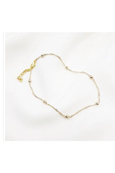 BIJUTERI سلسلة دوريكا ذهبية اللون - تصميم خلخال