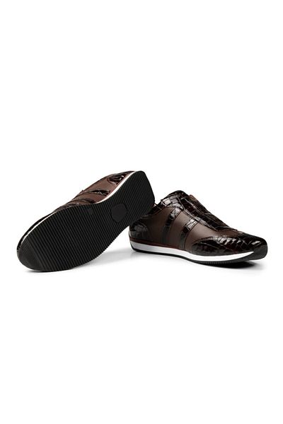Ducavelli Swanky Γνήσιο Δέρμα Ανδρικά Casual Παπούτσια Καφέ