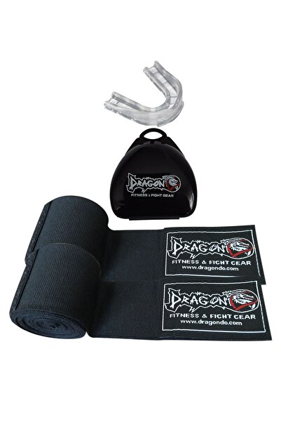 Dragondo Boks Bandajı Elastik Bandaj (çift) Ve Dişlik 2'li Set